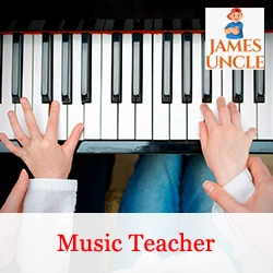 Music teacher Mrs. Sraboni Choudhury in Chatra